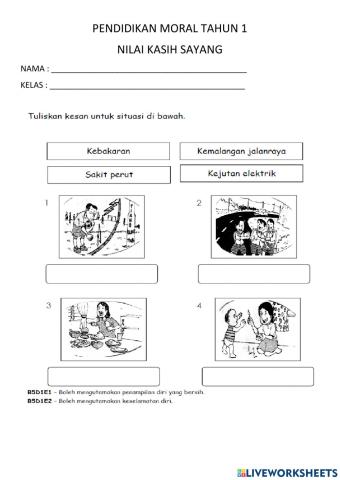 Pendidikan moral tahun 1