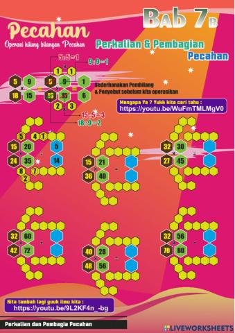 Operasi X: Pecahan