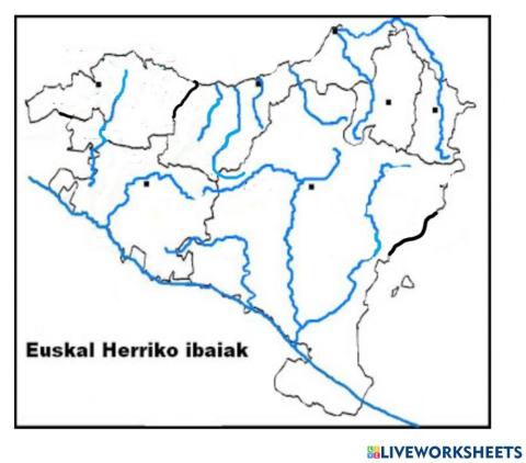 Euskal herriko ibaiak