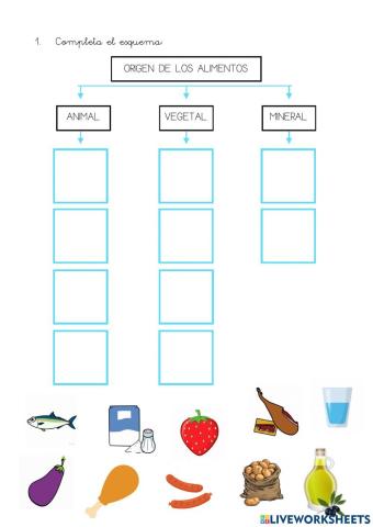 Origen de los alimentos