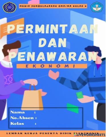 E-lkpd permintaan dan penawaran ekonomi