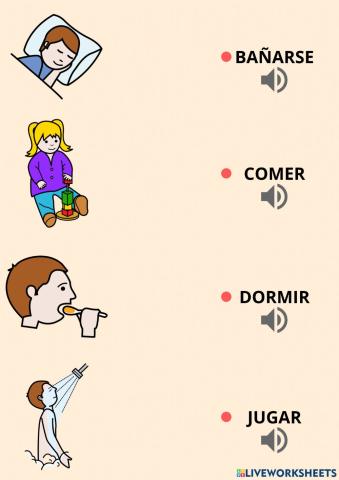 Pictogramas para comunicar mis necesidades