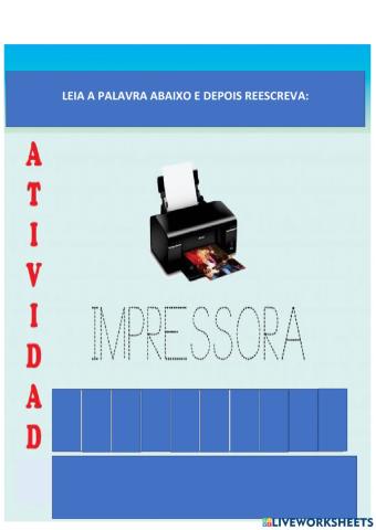 A impressora