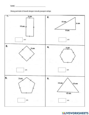 Matematik-Perimeter