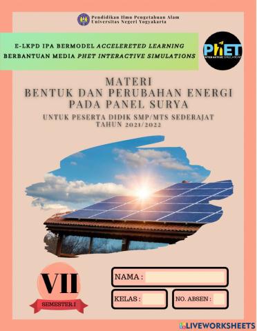 E-LKPD IPA BENTUK DAN PERUBAHAN ENERGI