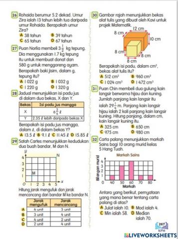 Latihan menjawab soalan kertas 1 - bahagian 5