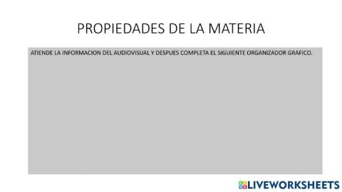 Propiedades de la materia