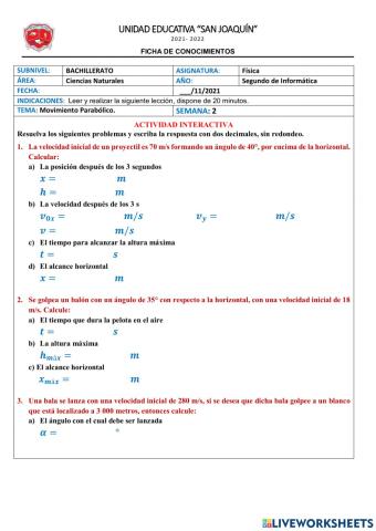 Trabajo de Física