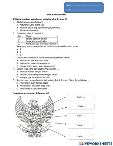 Soal lat ppkn