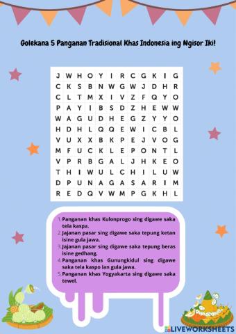 Word search puzzles