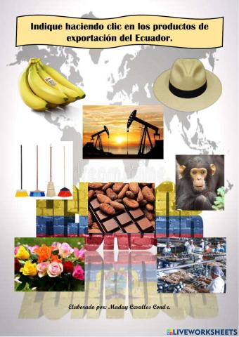 Productos de exportación del ecuador