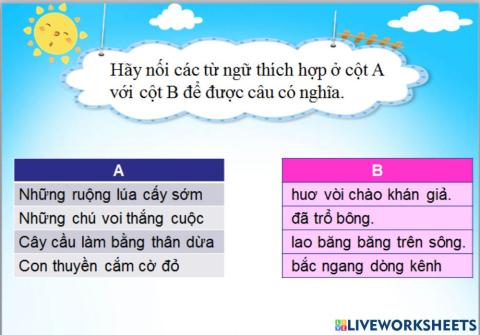 Luyện từ tuần 12