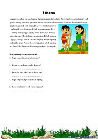 Kuis bahasa jawa 6 (open-answer)