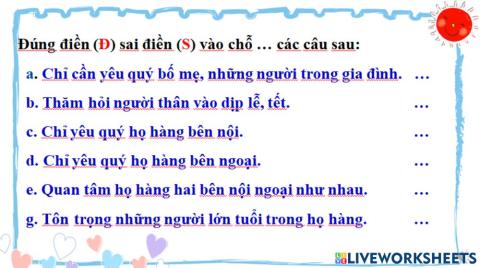 Họ nội và họ ngoại