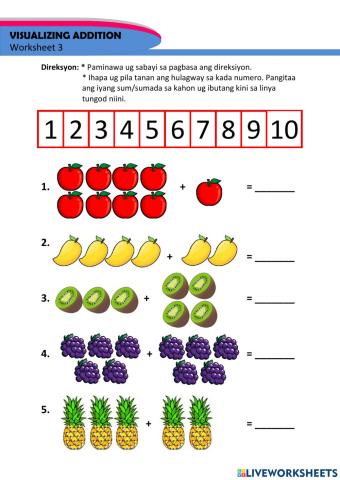 Visualizing Addition -3