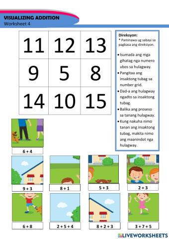 Visualizing Addition -4