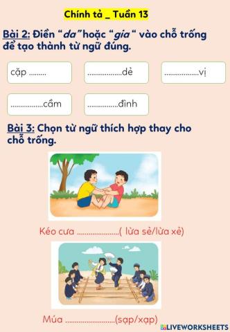 Chính tả-Tuần 13