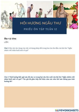 Hồi hương ngẫu thư