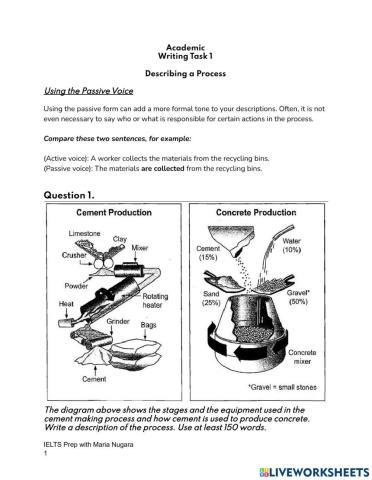 IELTS Academic Writing Task 1 - Describing a Process