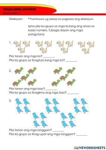 Visualizing Division -2