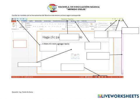 Herramentas de poerpoint