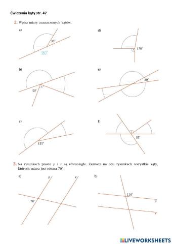 Praca domowa ćwiczenia str. 47 klasa 7