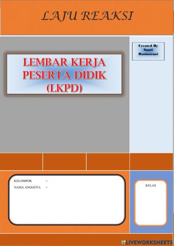 Pertemuan 4 (faktor faktor yang mempengaruhi laju reaksi)