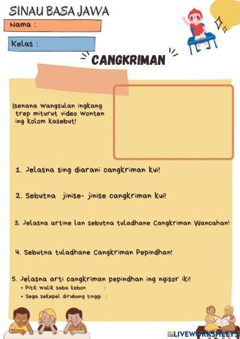 Soal Bahasa Jawa (Add Youtube Videos) - Cangkriman -