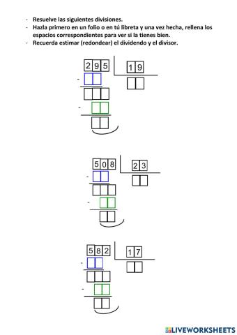 Divisiones 2 cifras