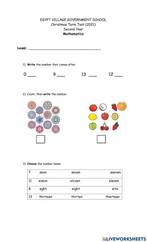 Page 1 Mathematics