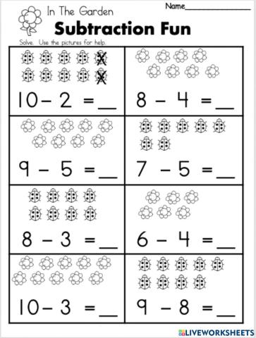 Subtracting sets