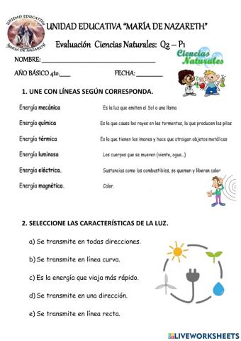 Ciencias naturales p1 - q2