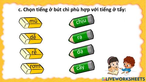 Bài tập Chính tả