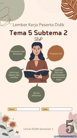 SBdP Tema 5 SUbtema 2 Kelas 5