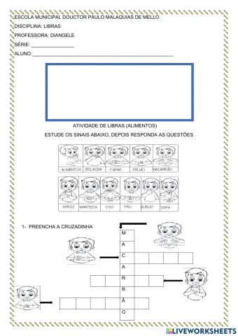Alimentos em libras 2