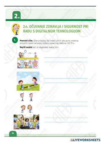 Očuvanje zdravlja i sigurnosti pri radu s digitalnom tehnologijom