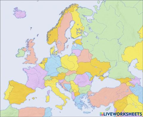 De paseo por los países de Europa