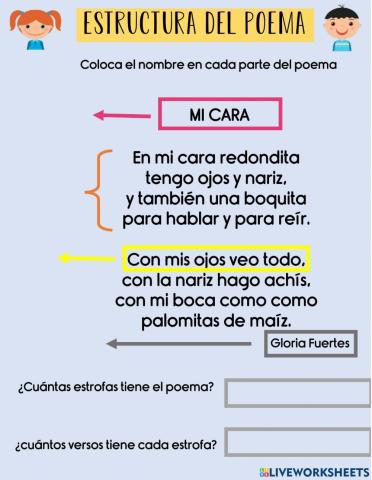 ESTRUCTURA DEL POEMA