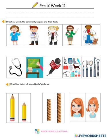 Pre-K Summative Assessment Week 11