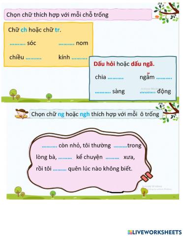 BTTV2 Tuần 8 - Pb ng-ngh, tr-ch, ?--