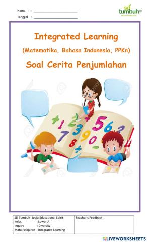 Integrated Learning-Soal Cerita Penjumlahan-Puluhan