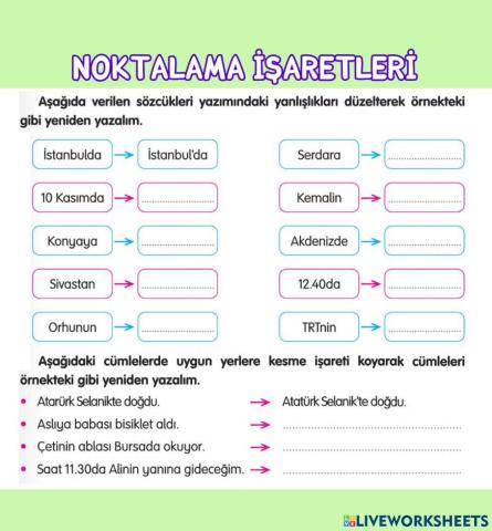 Noktalama İşaretleri