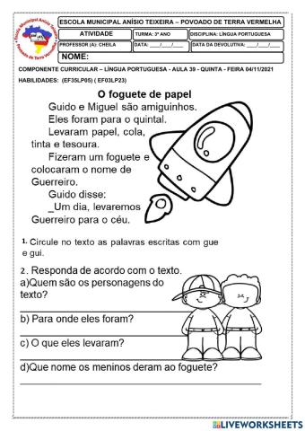 Interpretação de texto