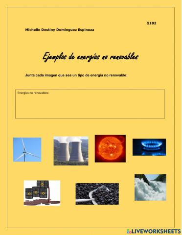 Ficha interactiva-tipos de energía no renovables