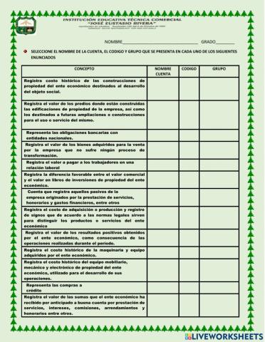 Cuentas y registro de transacciones