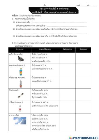 สารละลาย