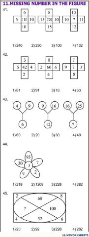 Nmms-mat-missing number in the figure-3