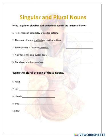 Singular and Plural Nouns