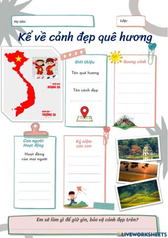 TLV-Kể về cảnh đẹp quê hương