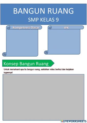 Pengenalan Bangun Ruang